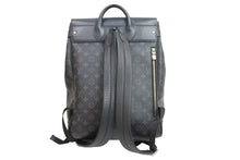 画像をギャラリービューアに読み込む, LOUIS VUITTON ルイ ヴィトン リュック スティーマーバックパック M44052 モノグラムエクリプスキャンバス ブラック 美品 中古52047