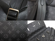 画像をギャラリービューアに読み込む, LOUIS VUITTON ルイ ヴィトン リュック スティーマーバックパック M44052 モノグラムエクリプスキャンバス ブラック 美品 中古52047