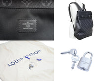 画像をギャラリービューアに読み込む, LOUIS VUITTON ルイ ヴィトン リュック スティーマーバックパック M44052 モノグラムエクリプスキャンバス ブラック 美品 中古52047