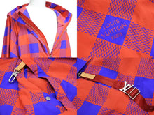 画像をギャラリービューアに読み込む, ルイヴィトン 12SS Maasai Check P/O Nylon Jacket RM121 H1BS66PMT マサイチェックナイロンジャケット サイズ54 中古 52050