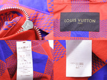 画像をギャラリービューアに読み込む, ルイヴィトン 12SS Maasai Check P/O Nylon Jacket RM121 H1BS66PMT マサイチェックナイロンジャケット サイズ54 中古 52050
