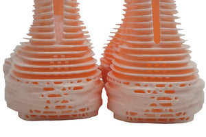New HOUSE OF ERRORS House of Error x ALIVEFORM TOPO-1 3D-Printed Shoes 3D Print Size 38 Sneakers Used 52054