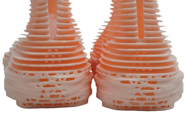 New HOUSE OF ERRORS House of Error x ALIVEFORM TOPO-1 3D-Printed Shoes 3D Print Size 38 Sneakers Used 52054
