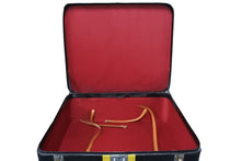 Load image into Gallery viewer, HERMES エルメス トランク スーツケース ブラック イエロー シルバー金具 刻印記載なし オーダー 良品 中古 52062