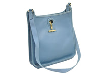 Load image into Gallery viewer, HERMES エルメス ショルダーバッグ ヴェスパ PM 041108CK □J刻印 クシュベル ブルージーン ゴールド金具 良品 中古 52064