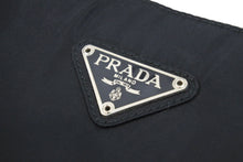 Load image into Gallery viewer, PRADA プラダ ハンドバッグ ボストンバッグ トートバッグ トライアングルロゴ ナイロン ブラック シルバー 美品 中古 52071