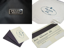 Load image into Gallery viewer, 極美品 PRADA プラダ ハンドバッグ MV515 ホーボー ミニバッグ 三角ロゴ金具 シルバー金具 中古 52088