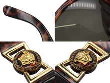 Load image into Gallery viewer, VERSACE ヴェルサーチ サングラス MOD 424 COL 869 メデューサ ブラウン ゴールド金具 美品 中古 52105