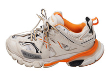 画像をギャラリービューアに読み込む, BALENCIAGA バレンシアガ スニーカー レディース 542436 TRACK TRAINER ホワイト オレンジ サイズ36 良品 中古 52133
