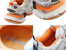 画像をギャラリービューアに読み込む, BALENCIAGA バレンシアガ スニーカー レディース 542436 TRACK TRAINER ホワイト オレンジ サイズ36 良品 中古 52133