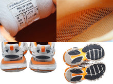 画像をギャラリービューアに読み込む, BALENCIAGA バレンシアガ スニーカー レディース 542436 TRACK TRAINER ホワイト オレンジ サイズ36 良品 中古 52133