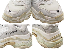 画像をギャラリービューアに読み込む, BALENCIAGA バレンシアガ スニーカー triple s トリプルS レディース ホワイト サイズ36 美品 中古 52136