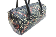 画像をギャラリービューアに読み込む, CHANEL シャネル ミニボストンバッグ ココトラベル 11番台 2007限定 PVC ブラック レッド ベージュ シルバー 美品 中古 52152