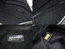 画像をギャラリービューアに読み込む, CHANEL シャネル ミニボストンバッグ ココトラベル 11番台 2007限定 PVC ブラック レッド ベージュ シルバー 美品 中古 52152