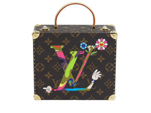 Load image into Gallery viewer, 世界200個限定 新品 LOUIS VUITTON ルイヴィトン×村上隆 ミニトランク ジュエリーボックス キャラクテール モノグラム 52169