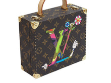 Load image into Gallery viewer, 世界200個限定 新品 LOUIS VUITTON ルイヴィトン×村上隆 ミニトランク ジュエリーボックス キャラクテール モノグラム 52169