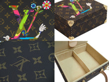 Load image into Gallery viewer, 世界200個限定 新品 LOUIS VUITTON ルイヴィトン×村上隆 ミニトランク ジュエリーボックス キャラクテール モノグラム 52169