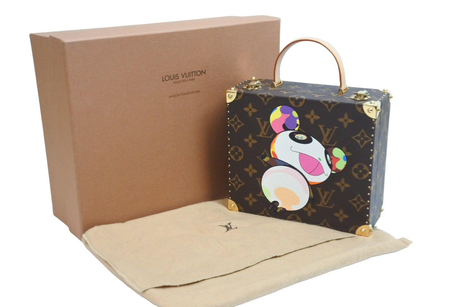 世界200個限定 新品 LOUIS VUITTON ルイヴィトン×村上隆 ミニトランク