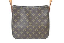 画像をギャラリービューアに読み込む, LouisVuitton ルイヴィトン ルーピングMM ショルダーバッグ M51146 FL0021 PVCコーティングキャンバス ブラウン 美品 中古 52197