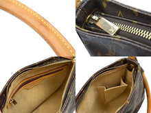 画像をギャラリービューアに読み込む, LouisVuitton ルイヴィトン ルーピングMM ショルダーバッグ M51146 FL0021 PVCコーティングキャンバス ブラウン 美品 中古 52197
