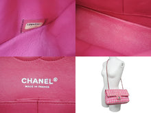 Load image into Gallery viewer, CHANEL シャネル ショルダーバッグ ツイード マトラッセ チェーンショルダーバッグ A01112 シルバー金具 美品 中古 52202