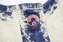 画像をギャラリービューアに読み込む, 極美品 LOUIS VUITTON ルイ ヴィトン デニムジャケット アウター ホワイト インディゴブルー コットン ポリウレタン 38 中古 52226