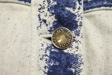 画像をギャラリービューアに読み込む, 極美品 LOUIS VUITTON ルイ ヴィトン デニムジャケット アウター ホワイト インディゴブルー コットン ポリウレタン 38 中古 52226