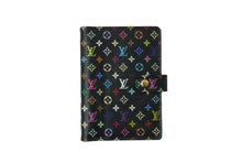 画像をギャラリービューアに読み込む, LOUIS VUITTON ルイヴィトン アジェンダPM 手帳カバー R21076 マルチカラー モノグラム 村上隆 美品 中古52227