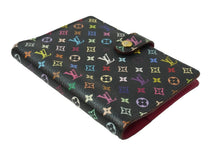 画像をギャラリービューアに読み込む, LOUIS VUITTON ルイヴィトン アジェンダPM 手帳カバー R21076 マルチカラー モノグラム 村上隆 美品 中古52227