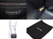 画像をギャラリービューアに読み込む, CHANEL シャネル ミニマトラッセ チェーンショルダーバッグ ココマーク 6番台 キャビアスキン ブラック シルバー 美品 中古 52267