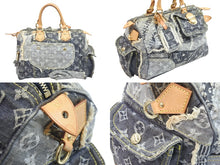 Load image into Gallery viewer, LOUISVUITTON ルイヴィトン スピーディ30 ミニボストンバッグ ハンドバッグ M95381 グレー ホワイト ゴールド金具 美品 中古 52269