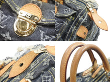 Load image into Gallery viewer, LOUISVUITTON ルイヴィトン スピーディ30 ミニボストンバッグ ハンドバッグ M95381 グレー ホワイト ゴールド金具 美品 中古 52269