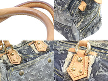 Load image into Gallery viewer, LOUISVUITTON ルイヴィトン スピーディ30 ミニボストンバッグ ハンドバッグ M95381 グレー ホワイト ゴールド金具 美品 中古 52269