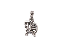 画像をギャラリービューアに読み込む, CHROME HEARTS クロムハーツ イニシャル H チャーム シルバー925 8g 小物 アクセサリー 良品 中古 52302