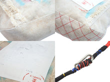 画像をギャラリービューアに読み込む, 極美品 CHANEL シャネル トートバッグ グラフィティ アクト2 ブリコラージュ 19番台 2014年春夏 コットンキャンバス ブラウン 中古 52310