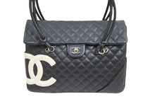 Load image into Gallery viewer, CHANEL シャネル ショルダーバッグ カンボンライン 9番台 ラムスキン ココマーク ブラック ピンク 美品 中古 52323