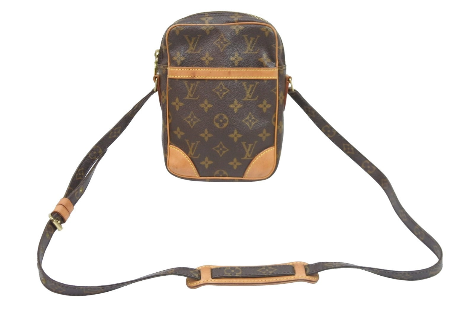 LOUIS VUITTON ルイ・ヴィトン モノグラム ダヌーブ ショルダーバッグ M45266 ゴールド金具 ロゴ 良品 中古 52329 –  Casanova Vintage