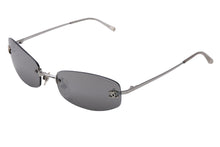 画像をギャラリービューアに読み込む, CHANEL シャネル ココマーク サングラス シルバー アイウェア メガネ 小物 57□19 4002 良品 中古 52334