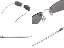 画像をギャラリービューアに読み込む, CHANEL シャネル ココマーク サングラス シルバー アイウェア メガネ 小物 57□19 4002 良品 中古 52334