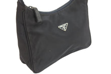 Load image into Gallery viewer, PRADA プラダ ハンドバッグ MV515 ナイロン トライアングルロゴプレート シルバー金具 美品 中古 52347