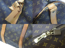 画像をギャラリービューアに読み込む, LOUIS VUITTON ルイ・ヴィトン ボストンバッグ キーポルバンドリエール50 ゴールド金具 カデナ付き 良品 中古 M41416
