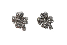 画像をギャラリービューアに読み込む, CHANEL シャネル ピアス クローバー モチーフ アクセサリー 小物 7g 03A フランス製 ラインストーン SS 美品 中古 52370
