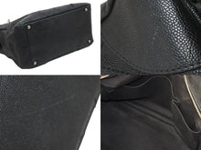 画像をギャラリービューアに読み込む, CHANEL シャネル ココマーク チェーンショルダーバッグ ハンドバッグ 10番台 キャビアスキン ブラック シルバー 美品 中古 52388