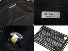 画像をギャラリービューアに読み込む, CHANEL シャネル ココマーク チェーンショルダーバッグ ハンドバッグ 10番台 キャビアスキン ブラック シルバー 美品 中古 52388