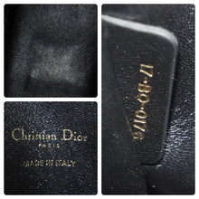 画像をギャラリービューアに読み込む, Christian Dior クリスチャンディオール レディディオール ハンドバッグ ショルダーバッグ ブラック レザー 美品 中古 52403