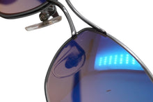 画像をギャラリービューアに読み込む, Ray-Ban レイバン サングラス メガネ RB3224 55□19 130 プラスチック ワインレッド ブルー系ミラー シルバー金具 美品 中古 52415