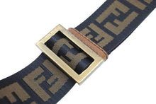 画像をギャラリービューアに読み込む, FENDI フェンディ ショルダーバッグ 8BH006 00NY0 FORT2 サコッシュ ズッカ ブラウン ナイロン ゴールド金具 良品 中古 52420