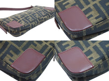 画像をギャラリービューアに読み込む, FENDI フェンディ ハンドバッグ ワンショルダー ズッカ ブラウン キャンバス レザー 8BR207 シルバー金具 美品 中古 52427