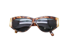 画像をギャラリービューアに読み込む, GIANNI VERSACE ヴェルサーチ メデューサ サングラス アイウェア べっこう柄フレーム ブラウン ゴールド 美品 中古 52446