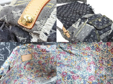 画像をギャラリービューアに読み込む, 極美品 LouisVuitton ルイヴィトン パッチワーク ポスティ メッセンジャーバッグ M95375 モノグラムデニム グレー 中古 52521